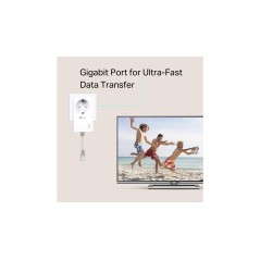 TP-Link AV1000 Powerline Adapter - 1Gbps Wired Connection for Ultra-Fast Internet | Model: 6935364089078
